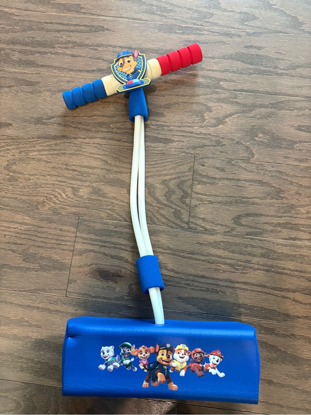 Paw Patrol Red & Blue Foam Pogo Jumper with Character T-Bar
